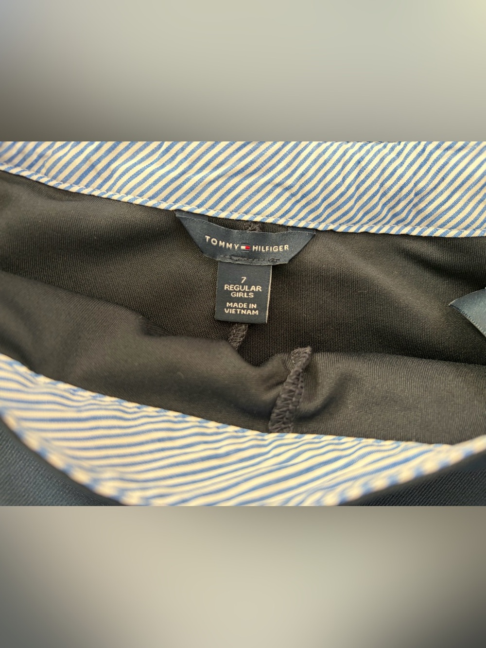 Tommy Hilfiger - School Uniform A-Line Side Button Skort - Navy - Picture 4 of 7
